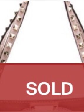 Pink VALENTINO ROCKSTUD crossbody bag